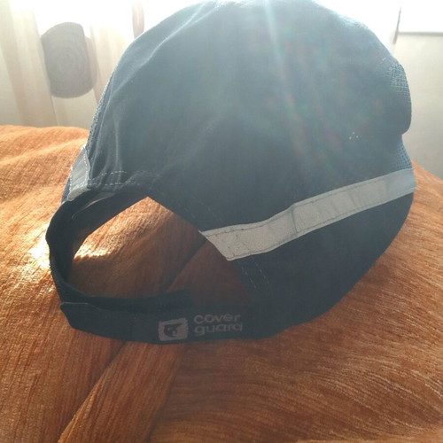 Hard cap helmet with 5cm visor like new, blue