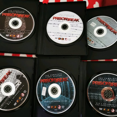 Prison Break Season 1 6 DVD new with Greek subtitles