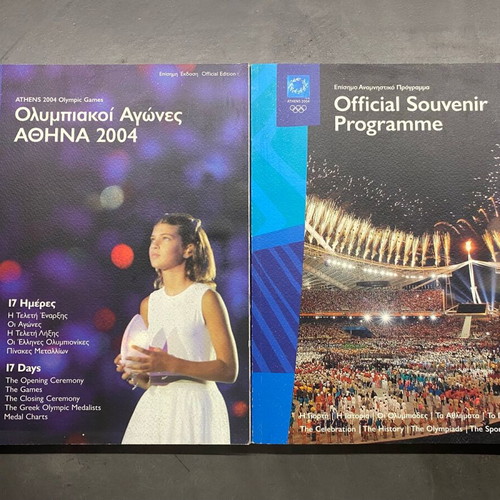 Olympic Games Athens 2004 collectible volumes like new