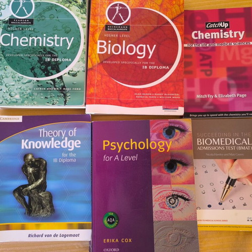 IB Diploma A-Levels BMAT Academic Books like new, pack of 6