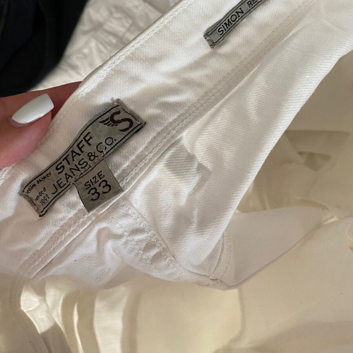 Staff Jeans & Co. Simon white jeans size 33 like new
