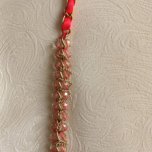 BSB bracelet like new with crystals and satin ribbon