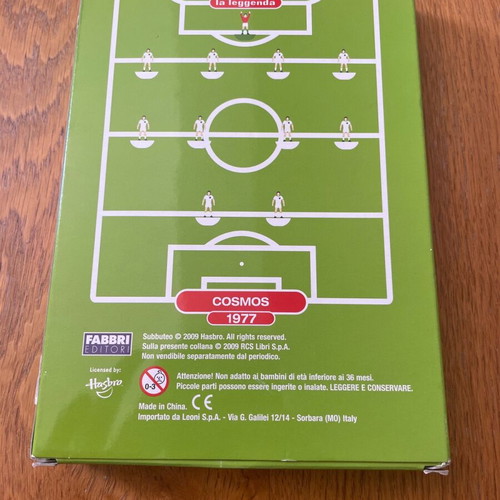 Subbuteo Cosmos 1977 la leggenda Pele used with booklet