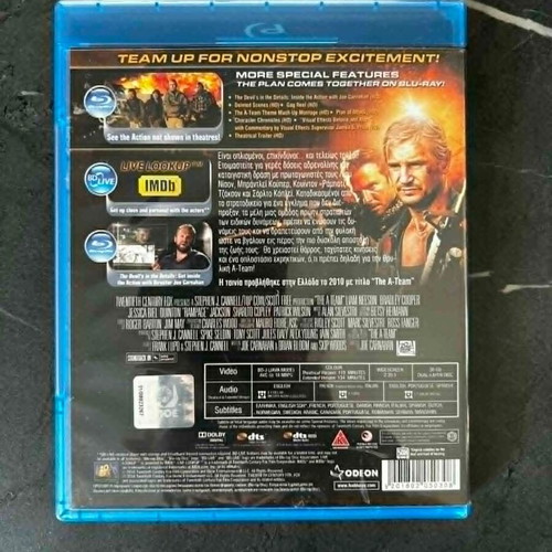 The A-Team Extended Cut Blu-ray used with Greek subtitles