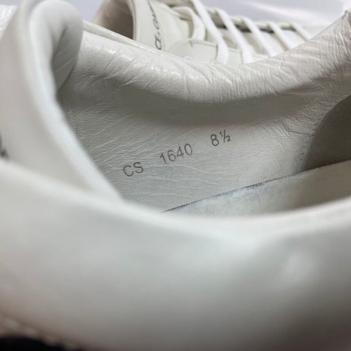 Dolce & Gabbana men leather sneakers like new, white, size 42.5