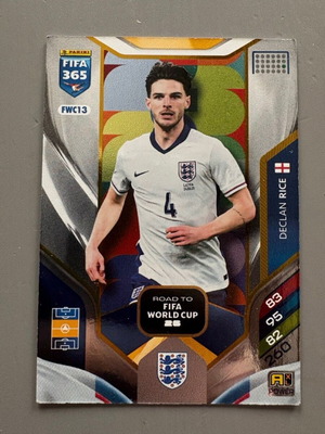 Declan Rice Panini FIFA Adrenalyn 365 2025-26 like new
