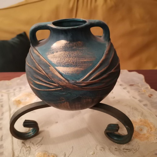 Various decorative items used 20-35 cm with patina