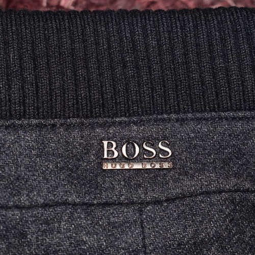 Hugo Boss wool coat size 58 used, gray