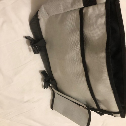 Bree waterproof gray messenger shoulder bag like new