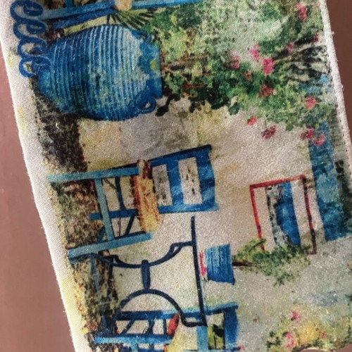 Fabric wallet used, in good condition
