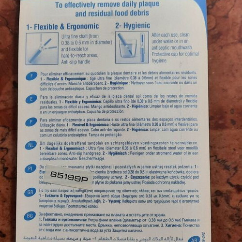 Elgydium Clinic Mono Compact 0.7 mm interdental brushes pack of 4 new