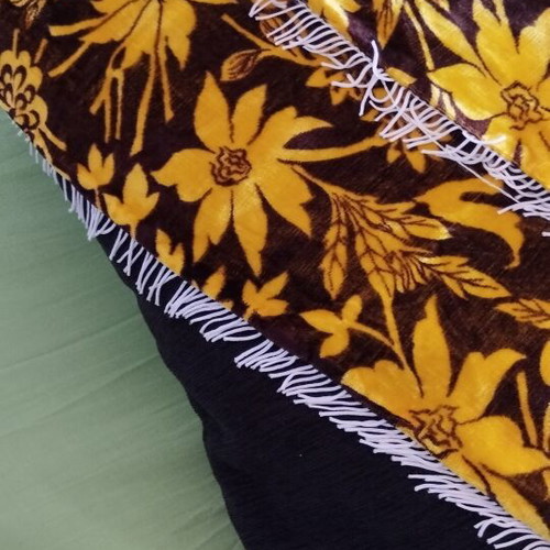 Velvet vintage pillowcases set like new, 50 years old from India