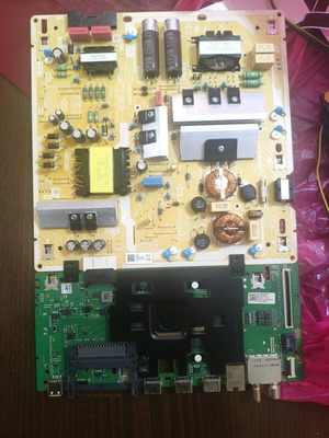 Samsung UE75DU7172UXXH σπασμένο πάνελ και μητρικές κόμπε σαν καινούργιο