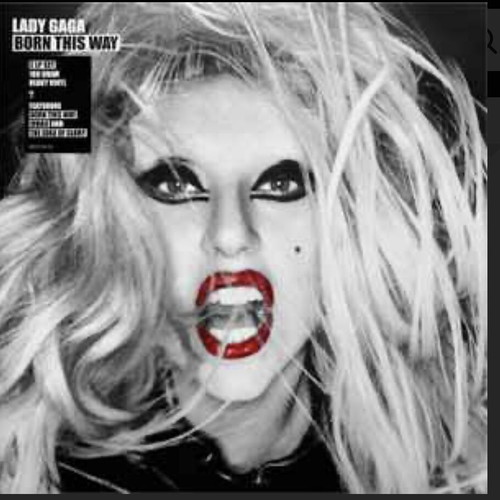 Lady Gaga Born This Way vinyl LP 2 discs like new