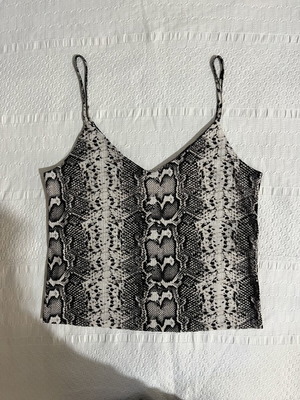 Bershka Animal Print Cami Top Μέγεθος XS Σαν καινούργιο
