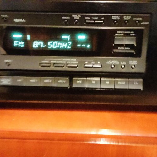 B&W speakers 100 W rms 8Ω, 120 W rms radio amplifier, central speaker