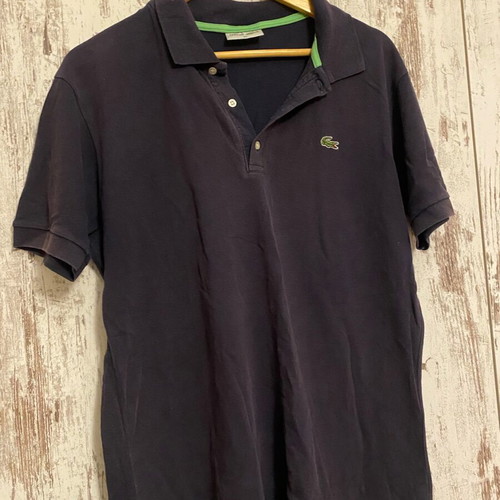 Vintage Lacoste navy polo shirt like new