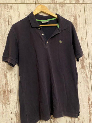 Vintage Lacoste navy polo shirt like new