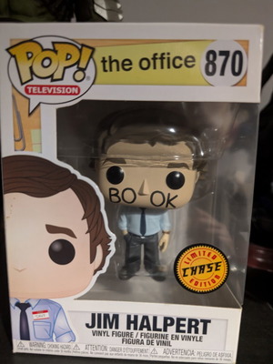 Jim Halpert 870 Chase Funko Pop like new