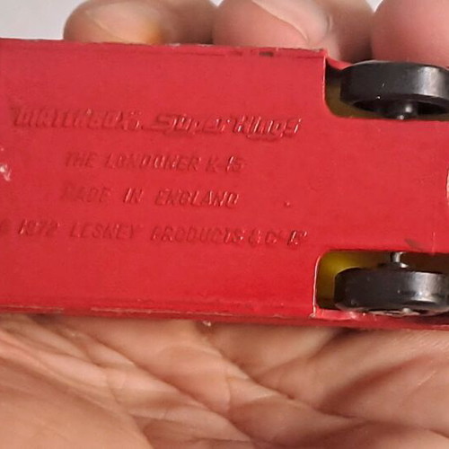 Double-decker bus used from London, made in England