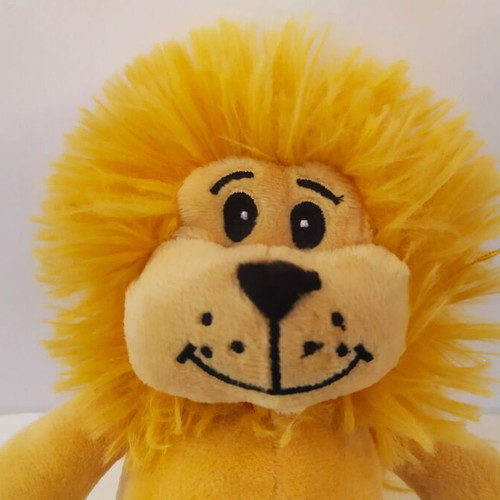 Lion cub stuffed toy used, height 20cm