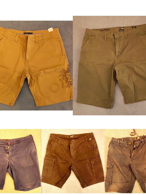 Βερμούδες μεταχειρισμένες, πακέτο 5 (38-40) Glou, Basehit, District