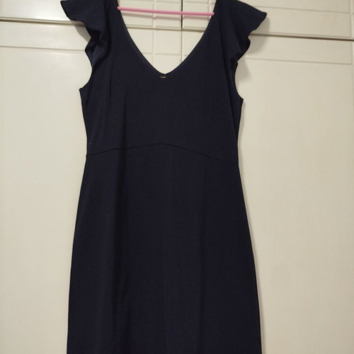 Blue midi dress Massimo Dutti size M like new