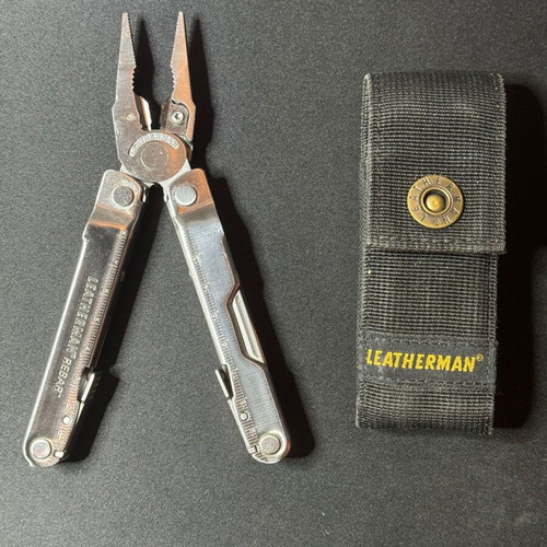 Leatherman Rebar multitool used with sheath
