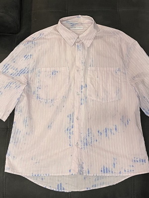 Bershka men's shirt size M, pink