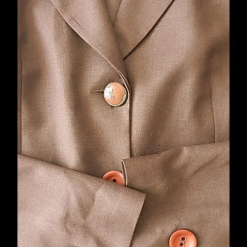 BSB brown mid-length women's jacket size 46