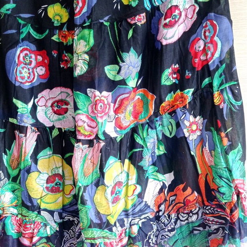 Fullah Sugah wide pants XL floral print new