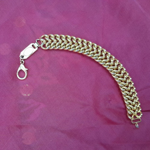 Firenze bracelet Italy used, fishbone design, 90s style