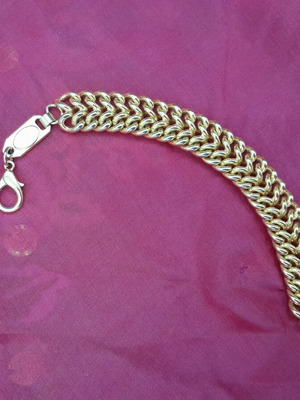 Firenze bracelet Italy used, fishbone design, 90s style