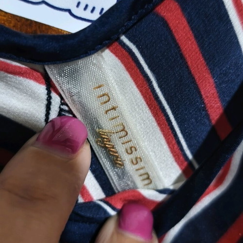 Intimissimi satin striped top like new, size S/M