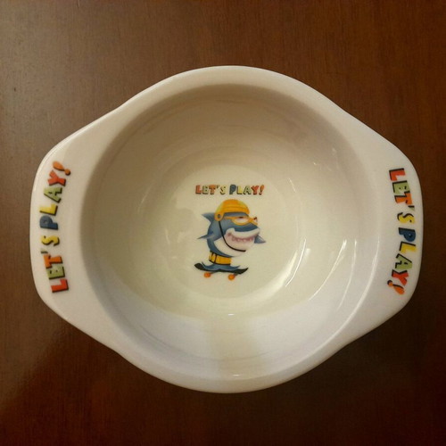 Children's dinnerware set of 3 pieces like new, Italian origin