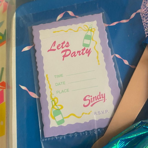 Hasbro Sindy Fashions Party Letters Collection outfit set 1990 new