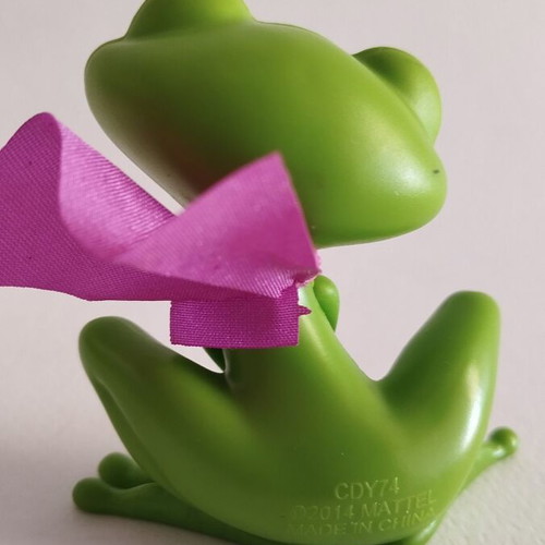 Barbie Princess Power Frog figure used, 7 cm