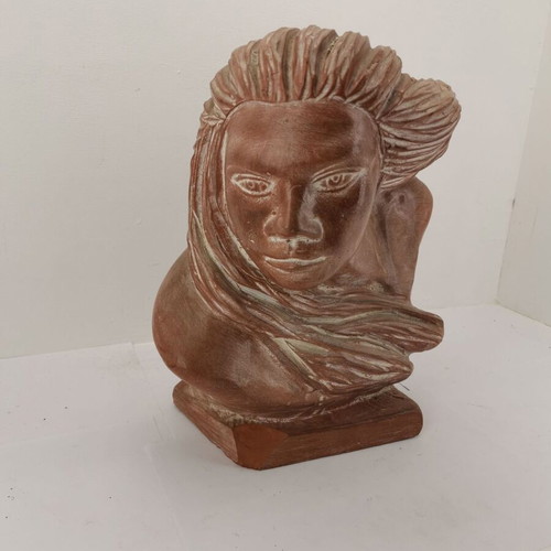 Clay figurine “Woman in the Air” used, 1980 era
