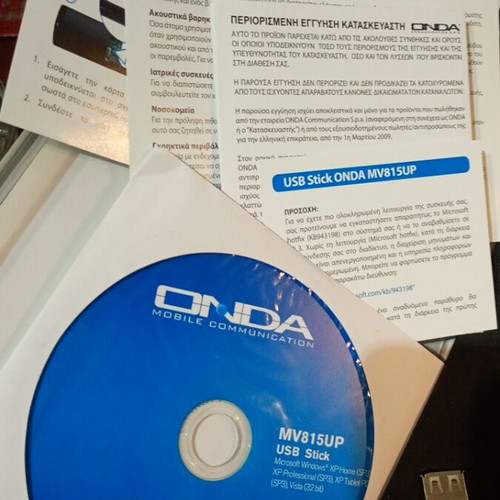 Onda MV815UP Legacy USB Stick for Internet connection like new