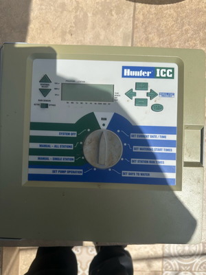 Hunter ICC-801PL automatic irrigation used
