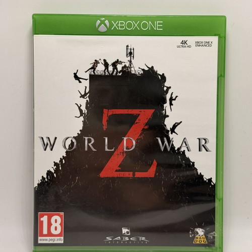 World War Z Xbox One game used, action adventure
