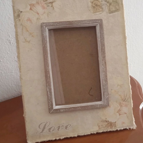 Κορνίζα 10x15 vintage καινούργια με απαλά χρώματα