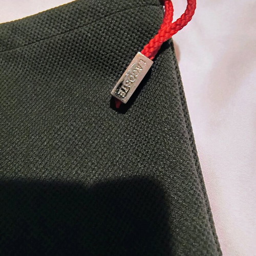 Lacoste packaging pouch like new, fabric bag for small items