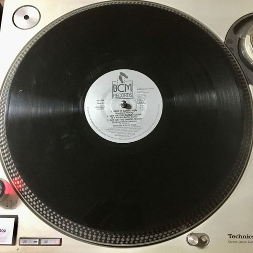 Rob Base & D.J.E-Z Rock Get On The Dance Floor vinyl used, 12", 45 RPM