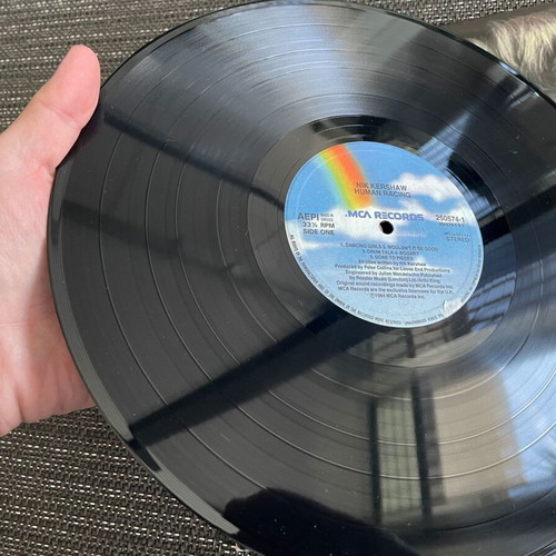 Nik Kershaw Human Racing vinyl record like new, pop