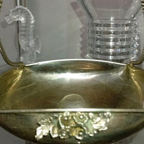 Vintage silver-plated fondant dish like new