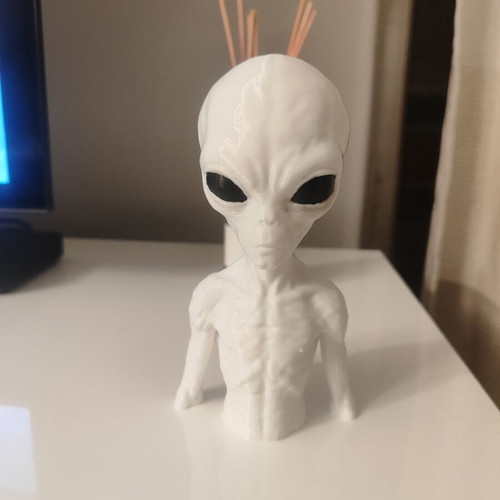 Alien UFO 3D printed figure like new