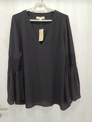 Michael Kors evening blouse with sheer fabric and special sleeves