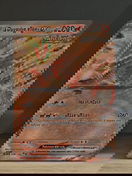 Pokemon κάρτα Gouging Fire TEF 038