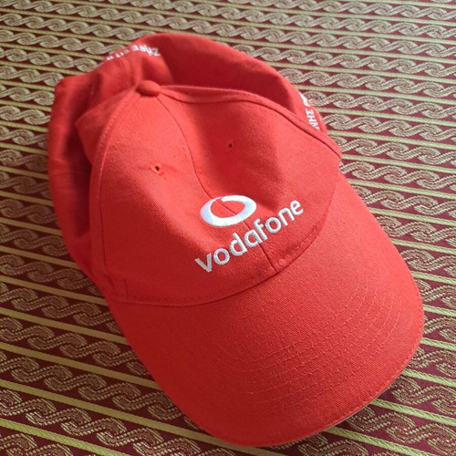 Vodafone promotional jockey cap like new, cotton, adjustable